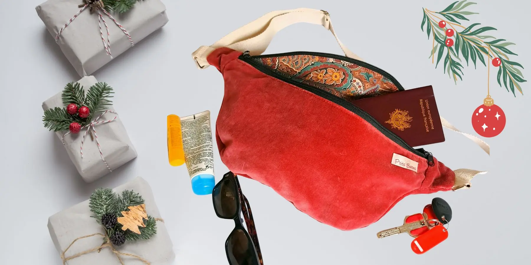 Couverture banane noel