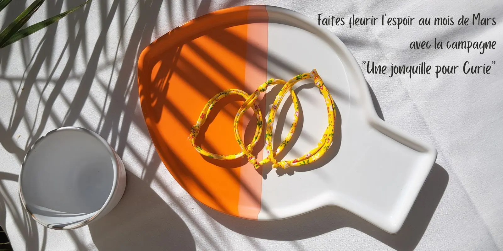 Bracelet jonquille 1