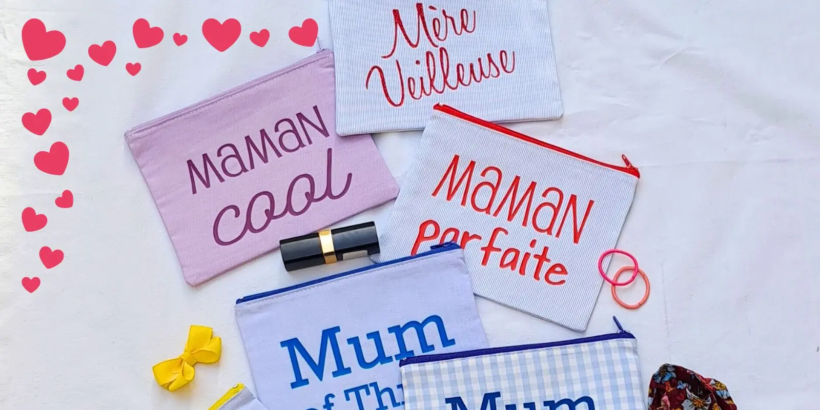 Couverture trousse message saint valentin