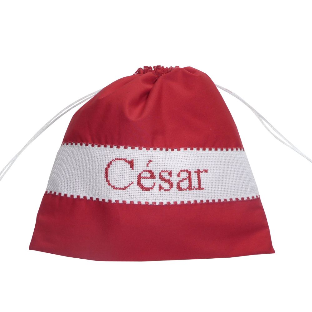 P'tit sac personnalisable brodé main