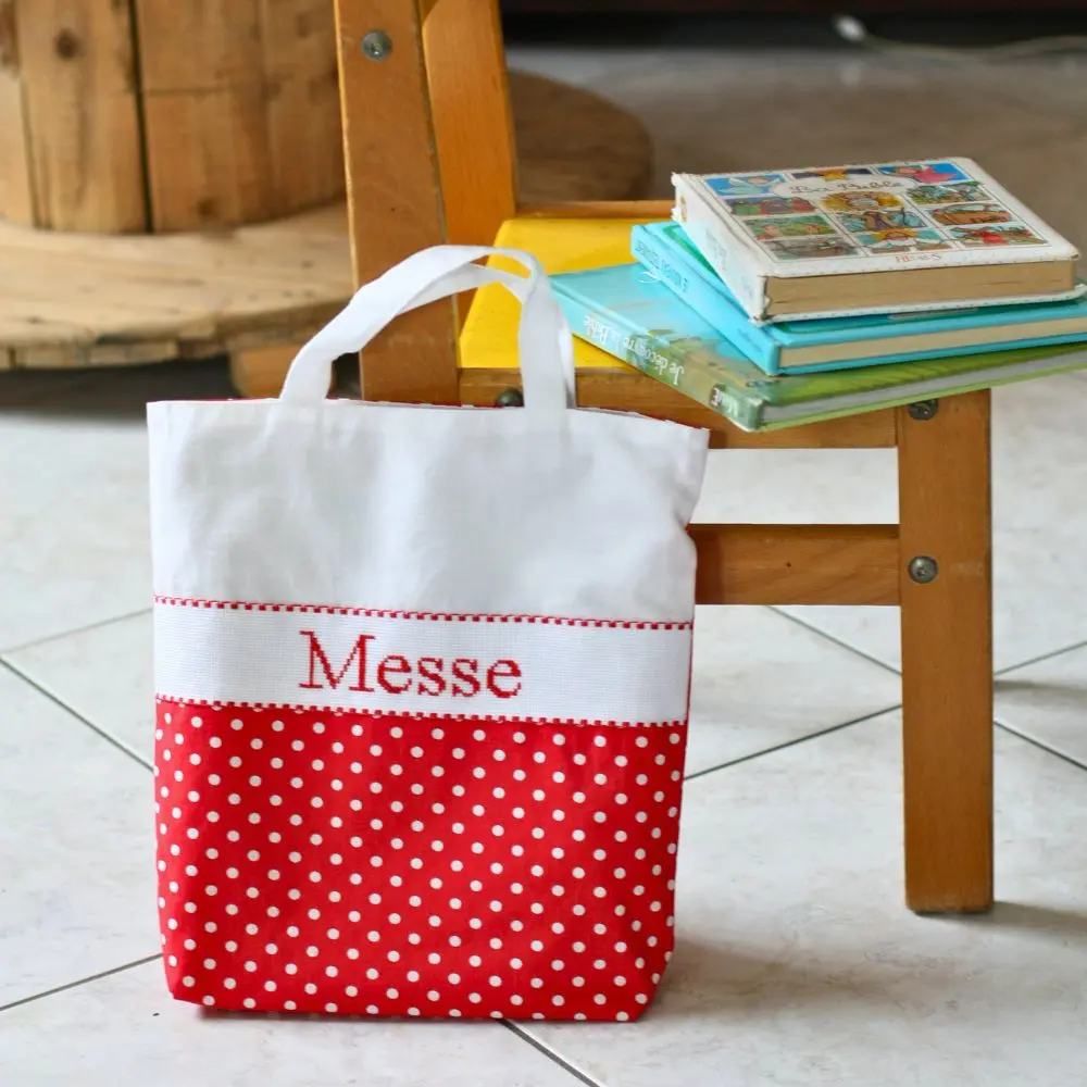 Sac de messe brodé main