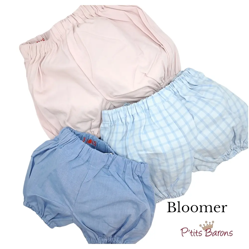 Bloomer bébé en chemise upcyclée Bloomer bébé en chemise upcyclée