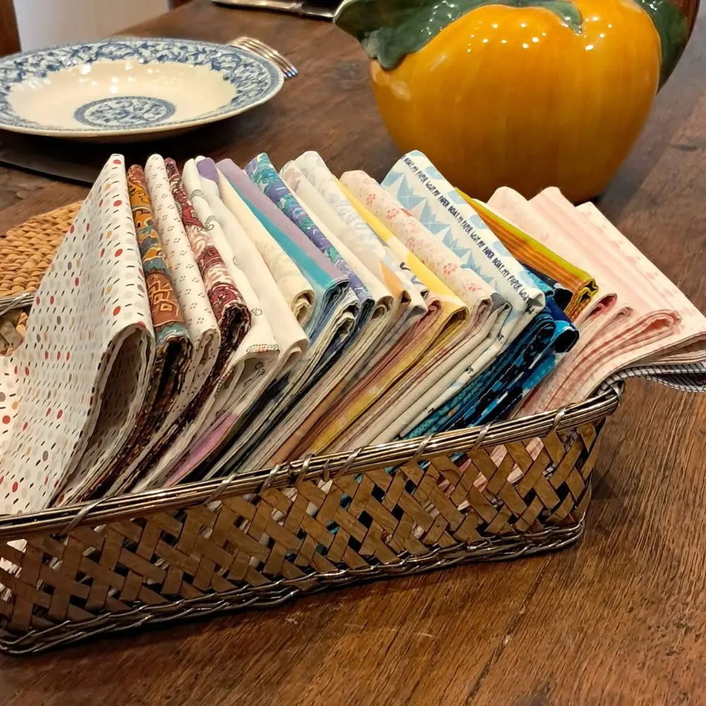 Serviette de table lavable - lot de 6